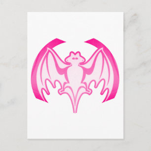 Carte Postale Bat Magenta Inv Le MUSÉE Zazzle Cadeaux