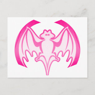 Carte Postale Bat Magenta Inv Le MUSÉE Zazzle Cadeaux