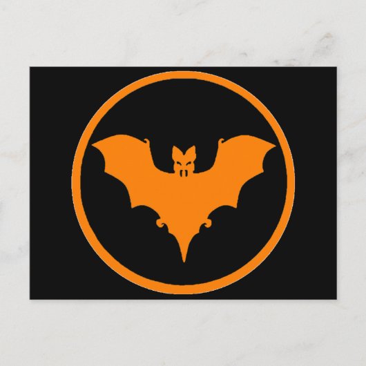 Carte Postale Bat Moon (Devant)