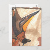 Carte Postale Bat pendante (Devant / Derrière)