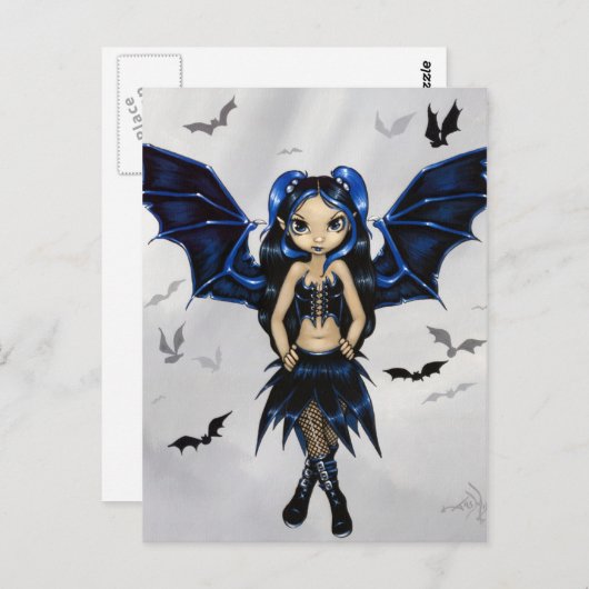 Carte postale "Bat Wings" (Devant / Derrière)