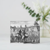 Carte Postale Bataille (Debout devant)