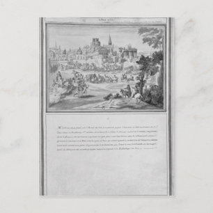 Carte Postale Bataille à la Porte Sainte-Antoine, le 2 juillet 1