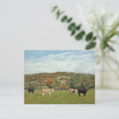 Carte Postale Bataille à Pentyrch (Debout devant)