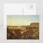 Carte Postale Bataille au temple de Karnak (Devant / Derrière)