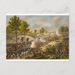 Carte Postale Bataille d'Antietam—Armée du Potomac