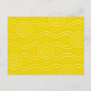 Carte Postale Bataille d'art autochtone