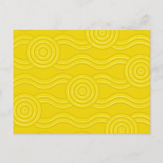Carte Postale Bataille d'art autochtone (Devant)