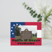 Carte Postale Bataille de Bayou Fordoche (Debout devant)