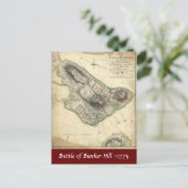 Carte Postale Bataille de Bunker Hill -1775 (Debout devant)