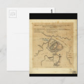 Carte Postale Bataille de Bunker Hill de la révolution américain (Devant / Derrière)