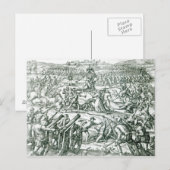 Carte Postale Bataille de Cajamarca, 1532 (Devant / Derrière)