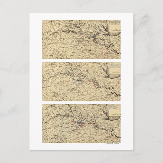 Carte Postale Bataille de Chancellorsville (Devant)