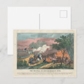 Carte Postale Bataille de Chickamauga (Devant / Derrière)