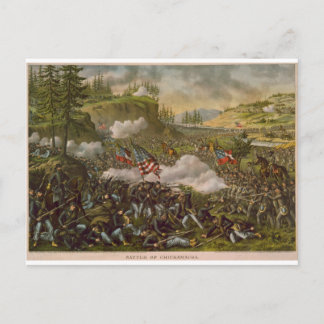 Carte Postale Bataille de Chickamauga, publié vers 1890