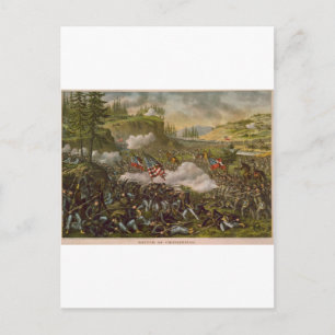 Carte Postale Bataille de Chickamauga, publié vers 1890