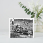 Carte Postale Bataille de Cold Harbour, 1864 (Debout devant)