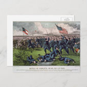 Carte Postale Bataille de Corinth (Devant / Derrière)