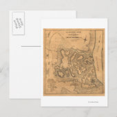 Carte Postale Bataille de Fort Donelson - Guerre civile Panorami (Devant / Derrière)