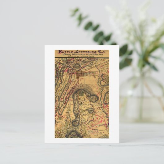 Carte Postale Bataille de Gettysburg (Debout devant)