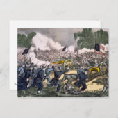 Carte Postale Bataille de Gettysburg (Devant / Derrière)