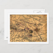 Carte Postale Bataille de Gettysburg 14 (Devant / Derrière)