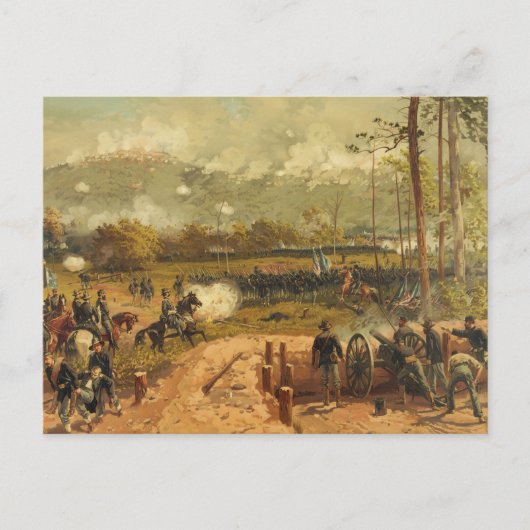 Carte Postale Bataille de Kennesaw Mountain pendant la guerre ci (Devant)