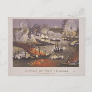 Carte Postale Bataille de la Nouvelle-Orléans par Thomas S. Sinc
