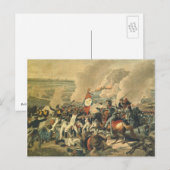 Carte Postale Bataille de Leipzig (Devant / Derrière)