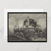 Carte Postale Bataille de l'île de Sullivan (Devant / Derrière)