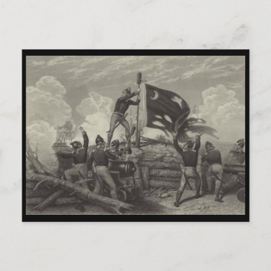 Carte Postale Bataille de l'île de Sullivan (Devant)