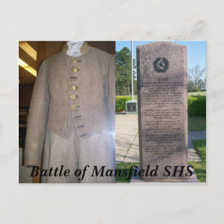 Carte Postale Bataille de Mansfield Louisiana