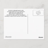 Carte Postale Bataille de Mansfield Louisiana (Dos)