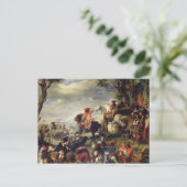 Carte Postale Bataille de Marseille, 4 octobre 1693, 1837 (Debout devant)