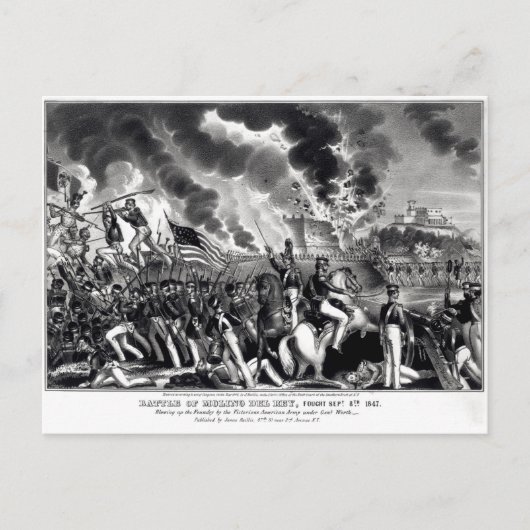 Carte Postale Bataille de Molino del Rey (Devant)
