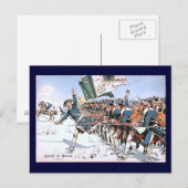 Carte Postale Bataille de Mollwitz (Devant / Derrière)