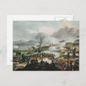 Carte Postale Bataille de Nivelle, gravée par Thomas (Devant / Derrière)