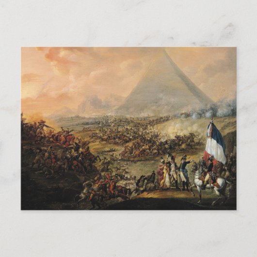 Carte Postale Bataille de Pyramides, le 21 juillet 1798 (Devant)