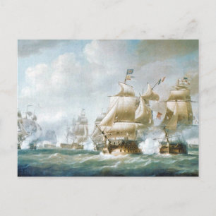 Carte Postale Bataille de Saint-Domingue 1800