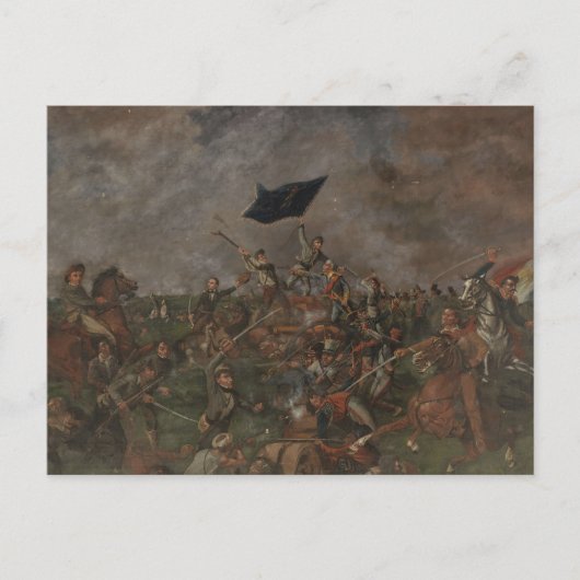 Carte Postale Bataille de San Jacinto (Devant)