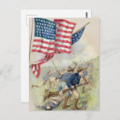 Carte Postale Bataille de San Juan Hill (Devant / Derrière)