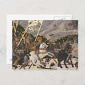 Carte Postale Bataille de San Romano, c.1438-40 (Devant / Derrière)