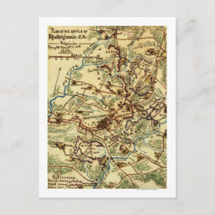 Carte Postale Bataille de Spotsylvania Court House