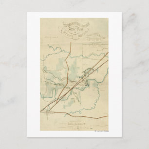 Carte Postale Bataille de Stones River - Guerre civile Panoramiq