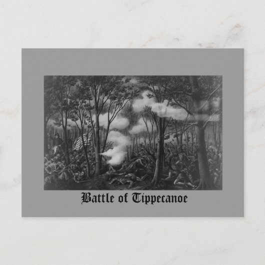 Carte Postale Bataille de Tippecanoe (Devant)