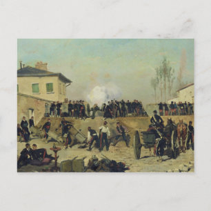 Carte Postale Bataille de Villejuif, Siège de Paris, 1870