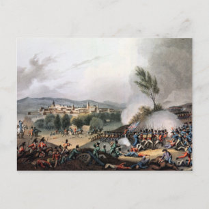 Carte Postale Bataille de Vittoria, gravée par I. Clark