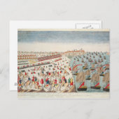 Carte Postale Bataille de Yorktown, le 19 octobre 1781 (Devant / Derrière)