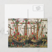 Carte Postale Bataille de Zonchio, 1499 (Devant / Derrière)