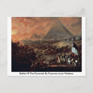 Carte Postale Bataille Des Pyramides De François-Louis Watteau